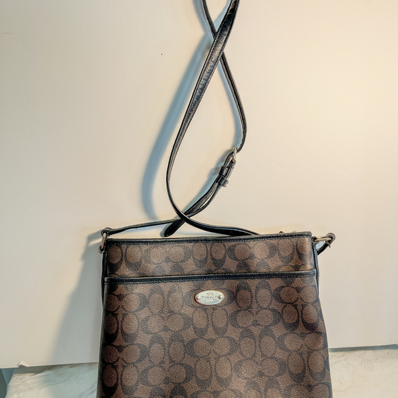 Coach Peyton Signature  Cossbody Bag - Picture 1 of 6